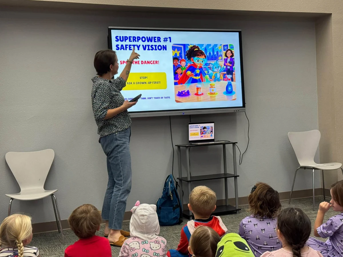 School safety presentation at Bryson Elementary
